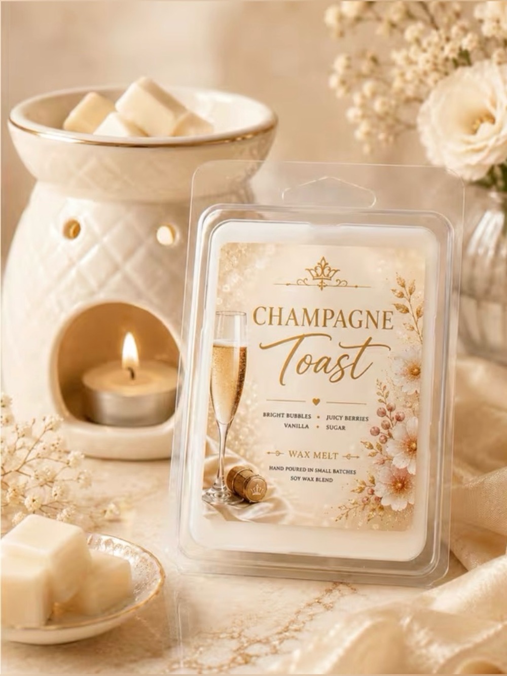 🥂 Champagne Toast Wax Melts ✨